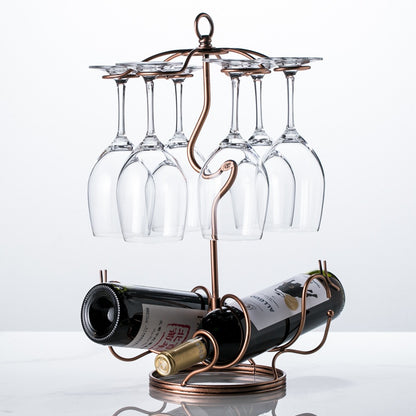 Upside Down Wine Glass Rack
