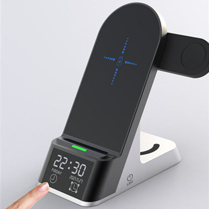 H35 Wireless Charger with Alarm Clock Multifunctional