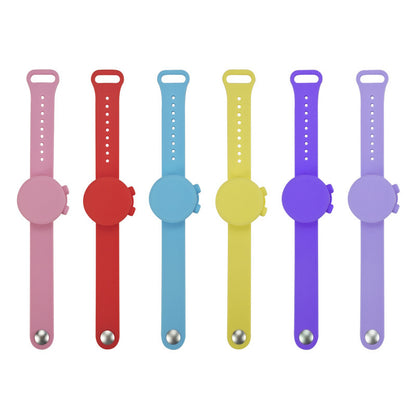 Outdoor Silicone Hand Sanitizer Bracelet Dispenser