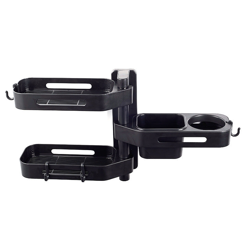 Rotating Wall Mounted Storage Box Punch Free Plastic