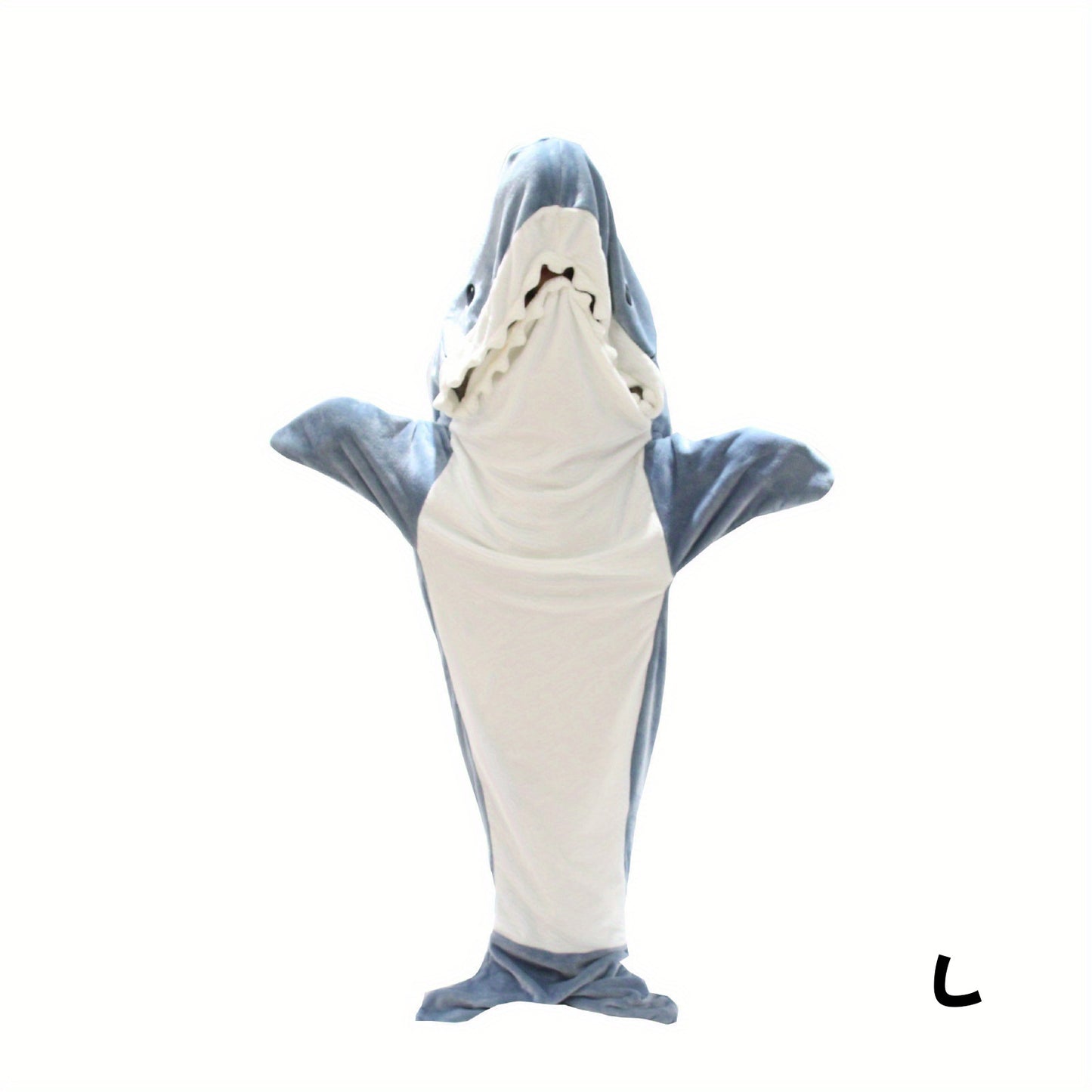 Shark Onesie Blanket Hoodie Flannel Sleeping Bag