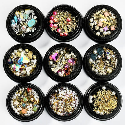 Popular Copper Round Rivets Nail Drill Ornaments