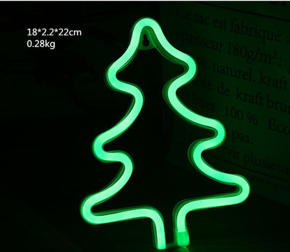 LED Christmas Acrylic Neon Festival Decorations