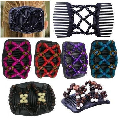 Vintage Beaded Hair Comb