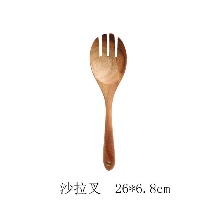 Teak Wood Cooking Utensil Set Kitchen Tools