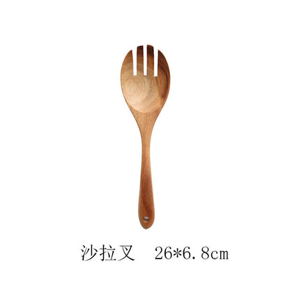 Teak Wood Cooking Utensil Set Kitchen Tools