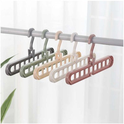 9-hole Space Saving Clothes Hanger Organizer