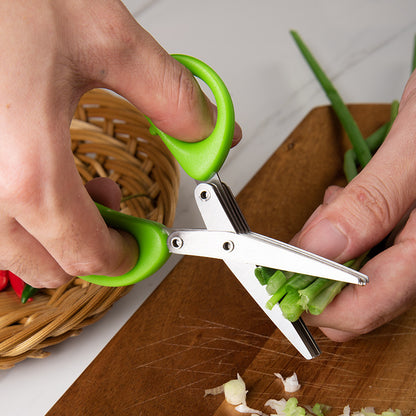 Multifunctional Green Onion Scissors