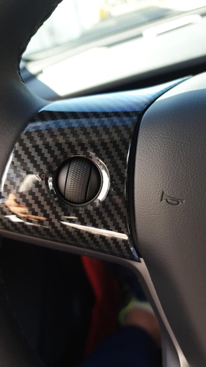 Tesla Model 3 Steering Wheel Decoration 3 Pcs Set