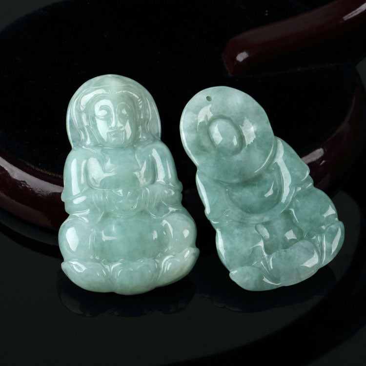 Jade Avalokitesvara Buddha Pendant