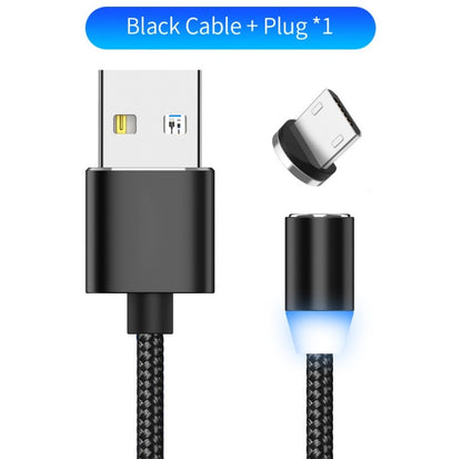 YBD 1m Magnetic LED Charging Cable for Apple