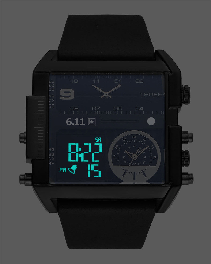 611 Date Countdown Waterproof Electronic Watch