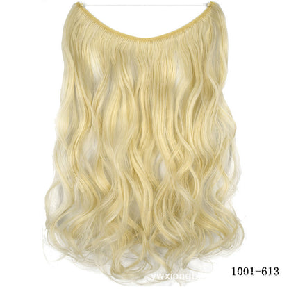 22 Inch Invisible Wire Hair Extensions Synthetic