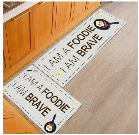 Floor mats, non-slip, oil-proof, household machine washable door mats