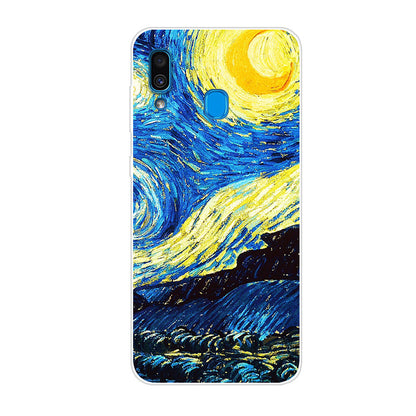 Samsung Cute Cartoon TPU Painted Phone Case