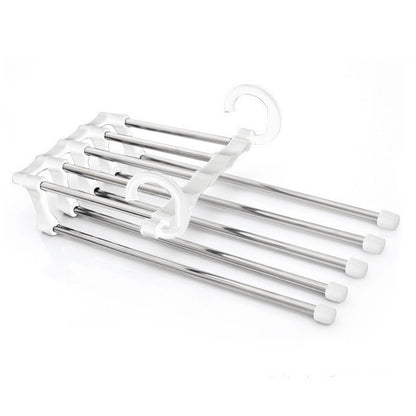 5 In 1 Multi-functional Stainless Steel Clothes Hangers