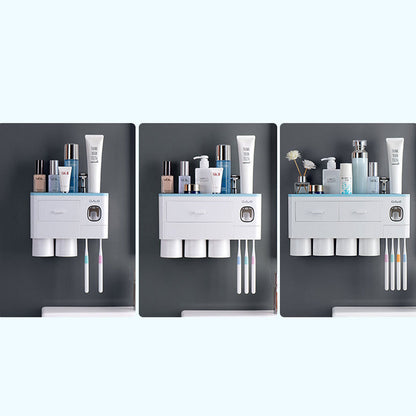 Magnetic Toothbrush Holder Storage Rack