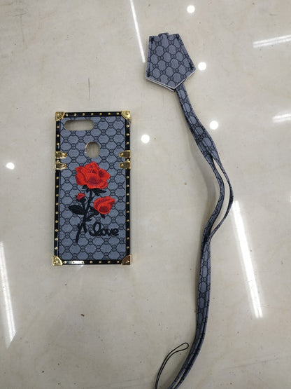 Apple 3D Rose Embroidered iPhone Case