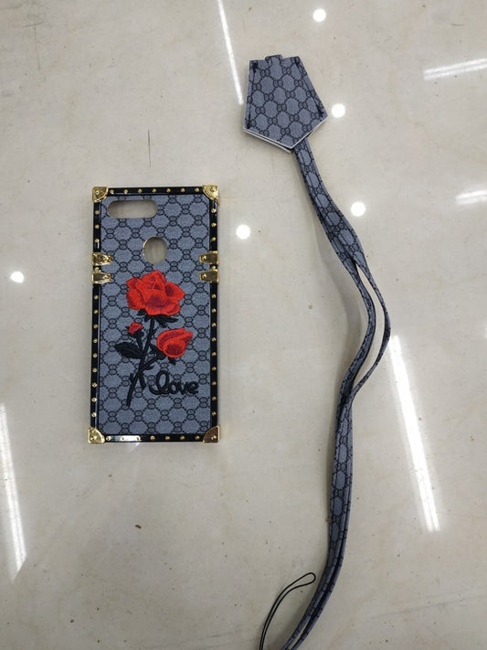 Apple 3D Rose Embroidered iPhone Case