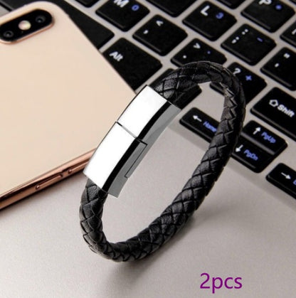 USB Bracelet Charger Cable for iPhone USB C Micro