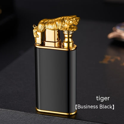 Blue Flame Double Fire Metal Lighter