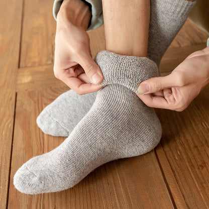 Winter Warm Wool Fleece Lined Mens Socks