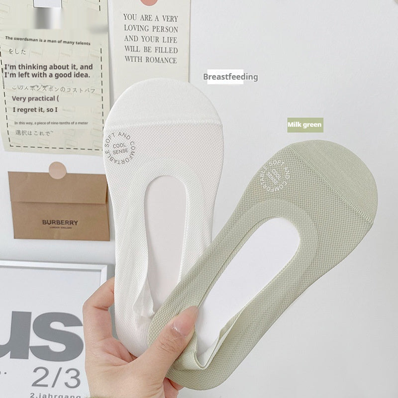 Three-dimensional Mesh Breathable Invisible Boat Socks