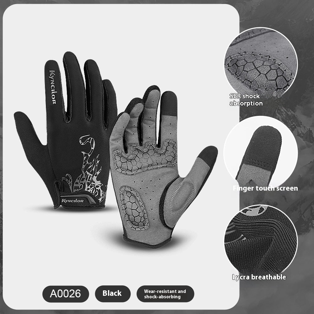 Outdoor Mountain Bike Shock Absorption Gloves