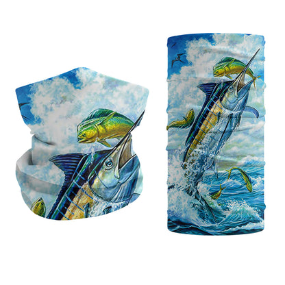 UPF50 Sunscreen Face Towel Riding Hat Scarf