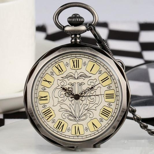 Roman Pattern Manual Pocket Watch