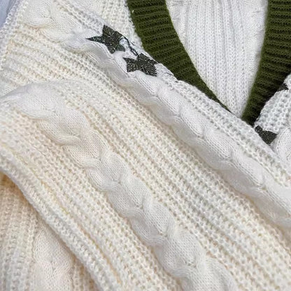 Women's Fashion Casual Woolen Cardigan Jacket