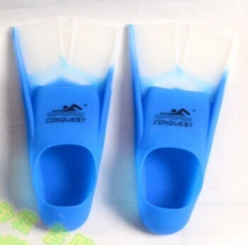 Children's Swimming Training Professional Silicone Short Fins