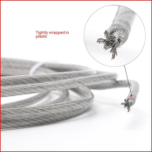 304 Stainless Steel Invisible Anti-theft Protecting Wire Net Steel Wire Coated Rope Steel