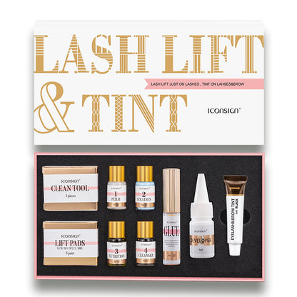 ICONSIGN Lash & Brow Tint Kit - Lash Lift, Perm, and Brow Lamination Set