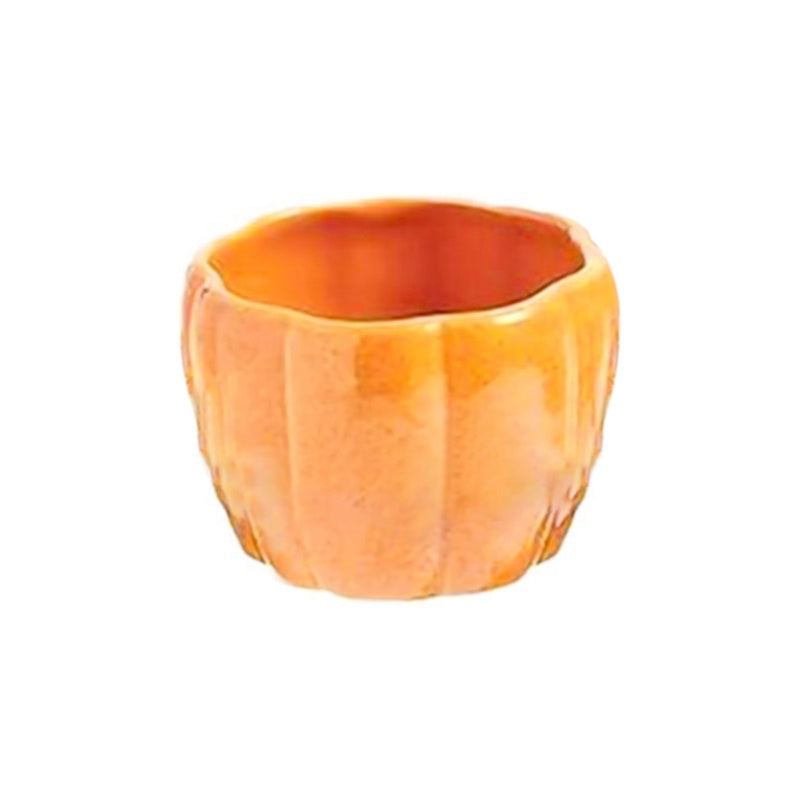 Halloween Broom Pumpkin Snack Bowl Rack Decor