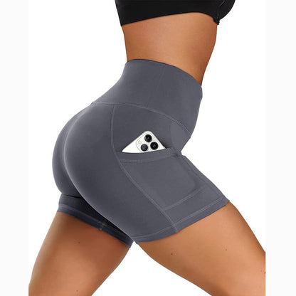 Slim Fit Running Sports Stretch Shorts