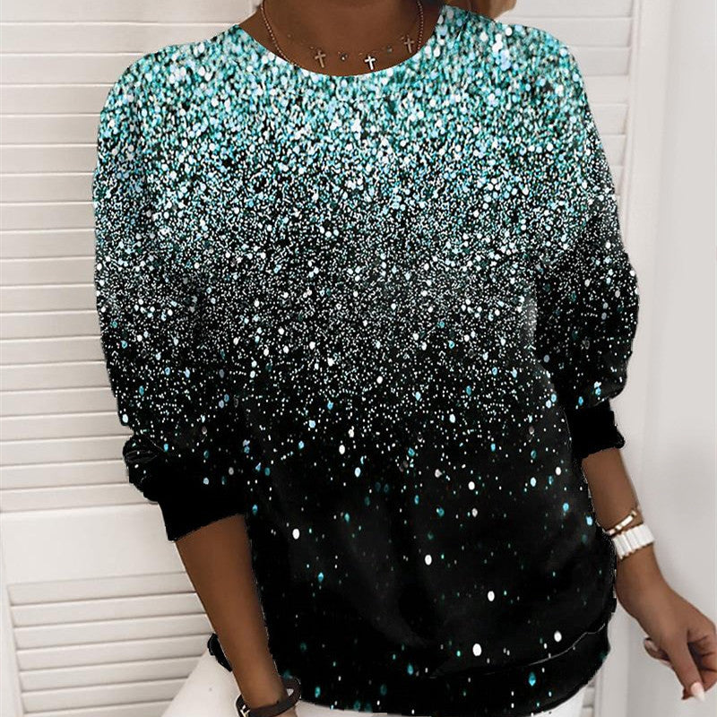 Women's 3D Christmas Printed Sweatshirt