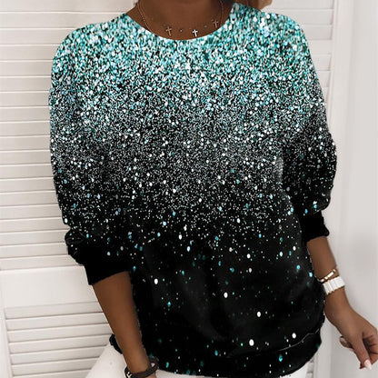 Women's 3D Christmas Printed Sweatshirt