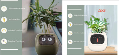Smart AI Planter with Expressions and Sensors