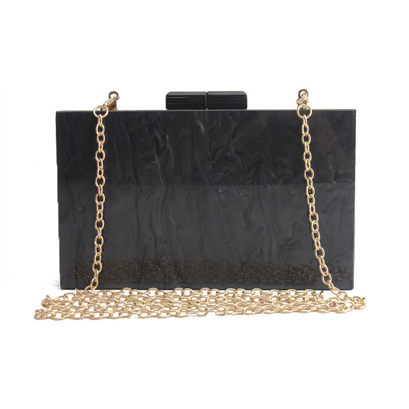 Marble Pattern Acrylic Handbag for Women