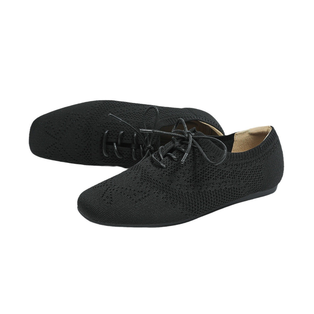 Deep Mouth Brogue Lace-up Leisure Shoes
