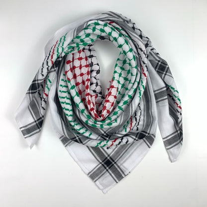 Keffiyeh Jacquard Square Scarf Men Dubai Saudi Arabia