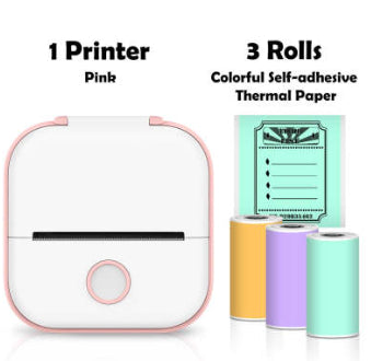Mini Portable Thermal Label Printer - Ideal for Students and Price Tags
