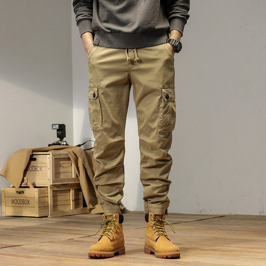 New Retro Ankle-tied Loose Overalls
