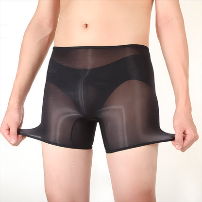 Men's Ultra Thin Shiny Boxers