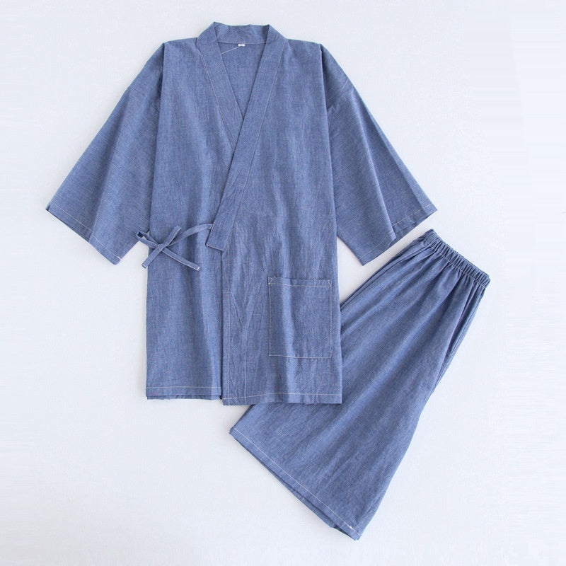 Japanese Men's Kimono Pajamas Shorts