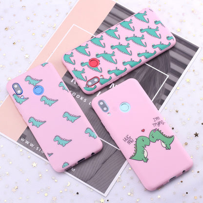 Painted dinosaur phone case