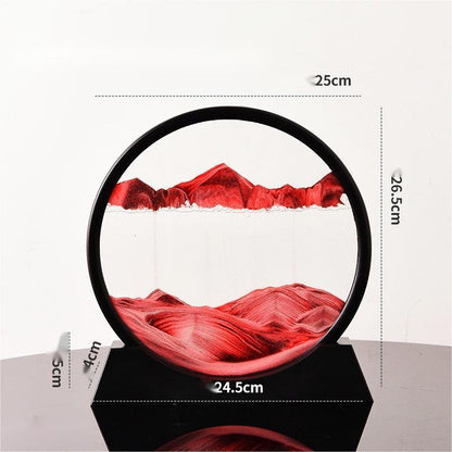 Quicksand Painting Hourglass Glass Decoration Crafts