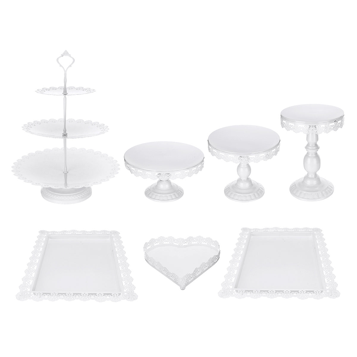 Wrought Iron Cake Stand Wedding Dessert Plate
