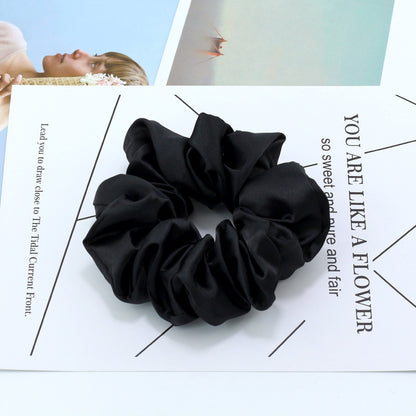 Bright Color Satin Large Intestine Circle Headdress